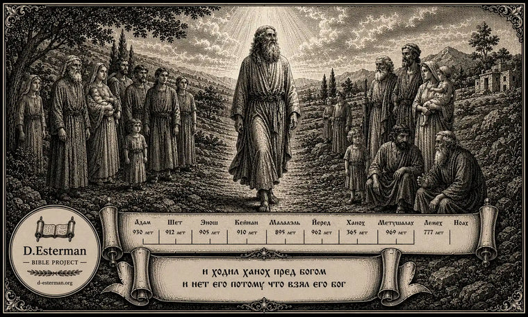 Бытие 5 — Ханох ходит пред Богом, родословие от Адама до Ноаха, D. Esterman Bible Project